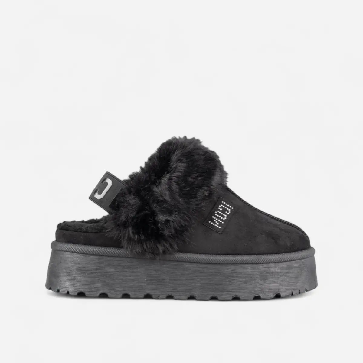 ICON Sabot pelliccia black IC04679SD