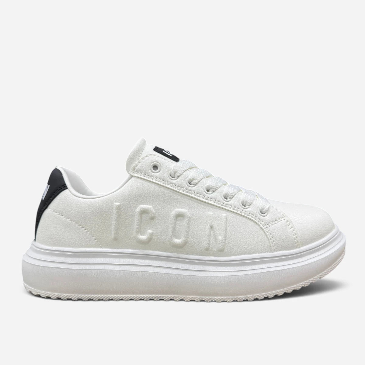 ICON sneakers low plat 3D Logo Total White IC06259