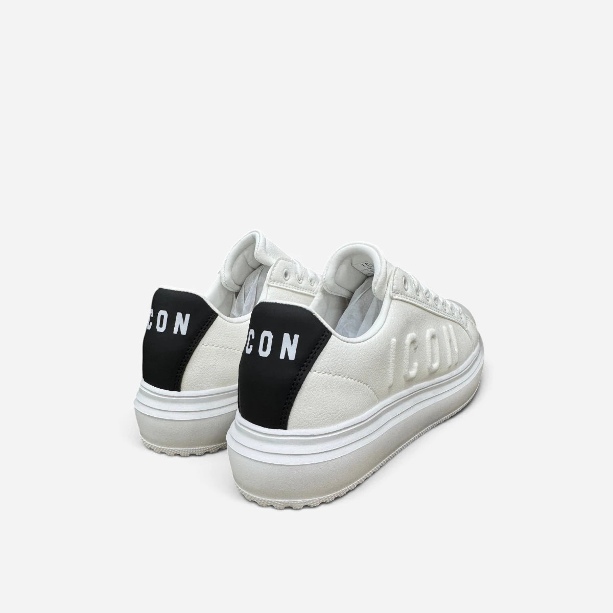 ICON sneakers low plat 3D Logo Total White IC06259