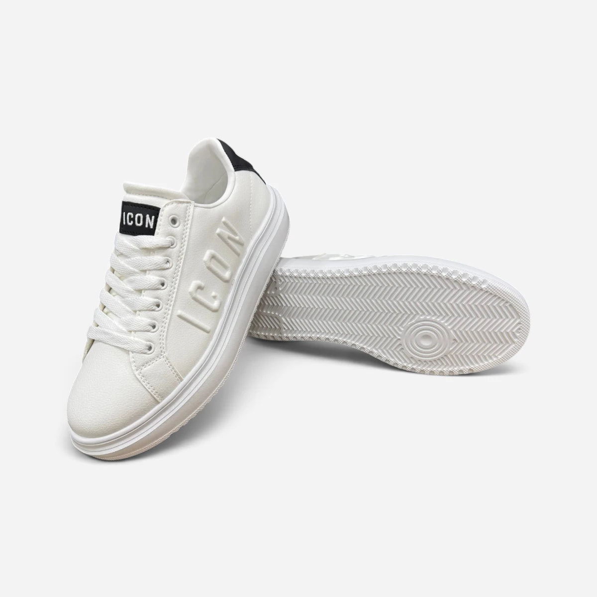 ICON sneakers low plat 3D Logo Total White IC06259