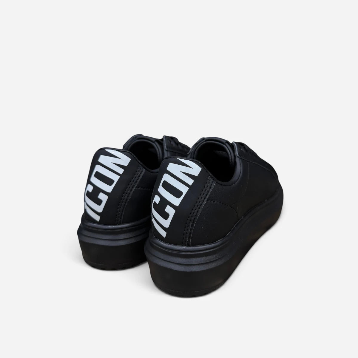 ICON sneakers low plat BACK LOGO IC06212 Black