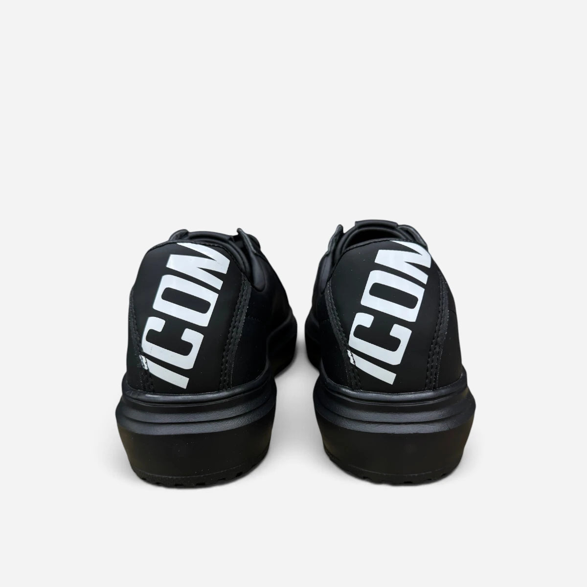 ICON sneakers low plat BACK LOGO IC06212 Black