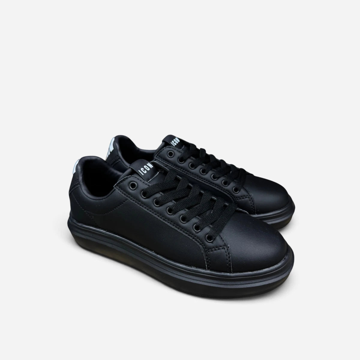 ICON sneakers low plat BACK LOGO IC06212 Black