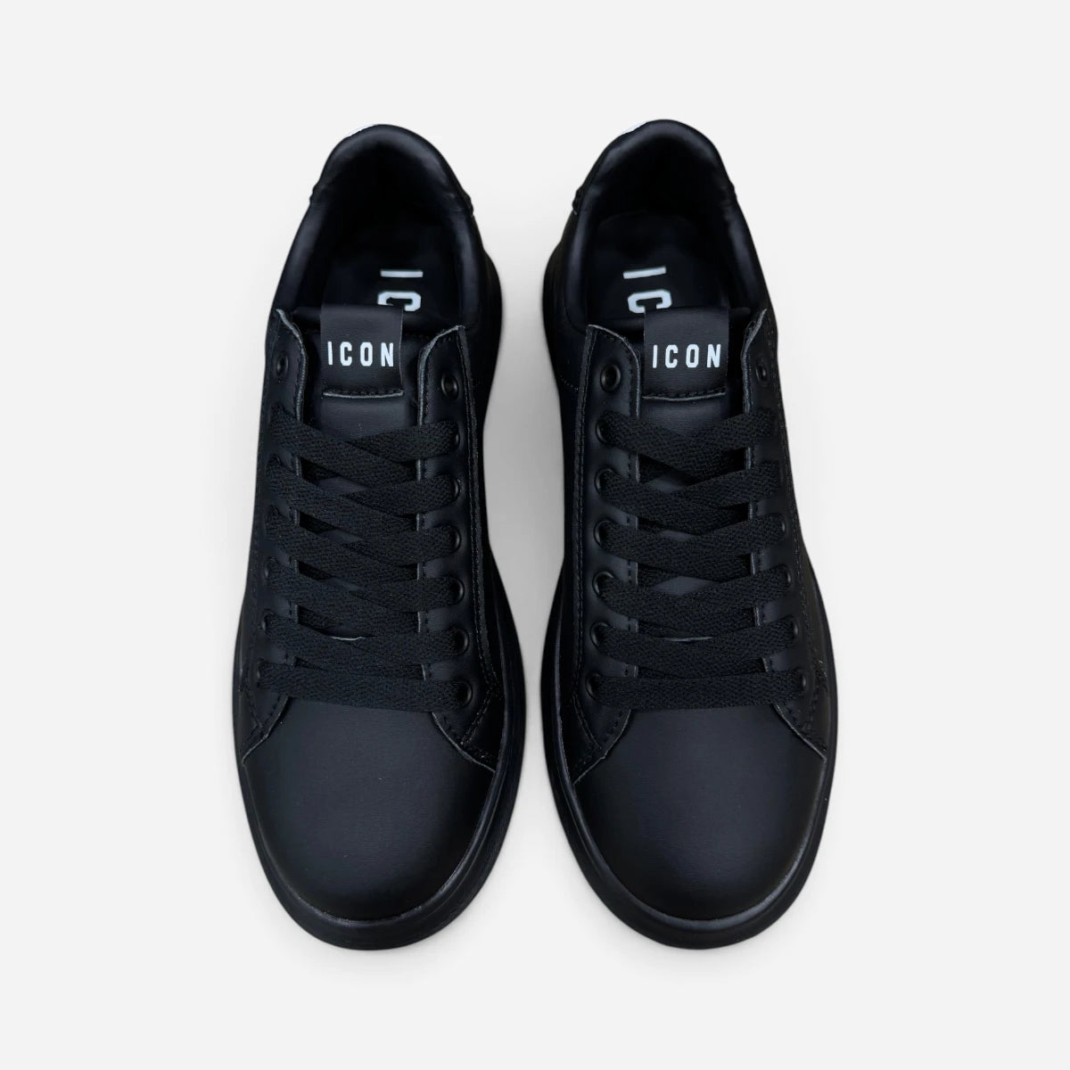 ICON sneakers low plat BACK LOGO IC06212 Black