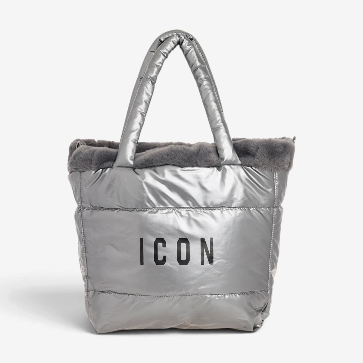 ICON Borsa donna DRAMA Reverse Double-Face Grey