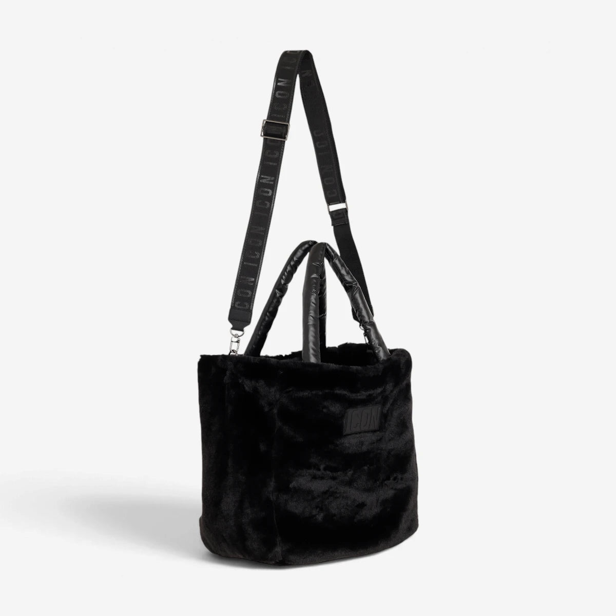 ICON Borsa donna DRAMA Reverse Double-Face Black