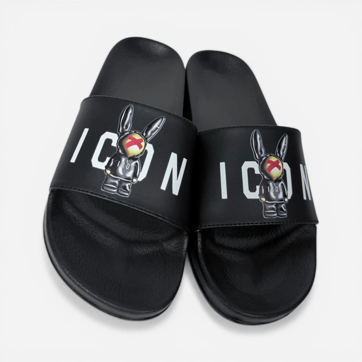 ICON ciabatte uomo Bunny Logo IC05656TU Black