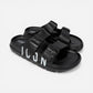 ICON ciabatte donna Logo Doppia Fibbia Black IC05775TD