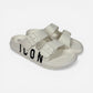 ICON ciabatte uomo Logo Doppia Fibbia White IC05658TU