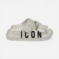 ICON ciabatte uomo Logo Doppia Fibbia White IC05658TU