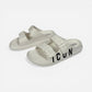 ICON ciabatte uomo Logo Doppia Fibbia White IC05658TU