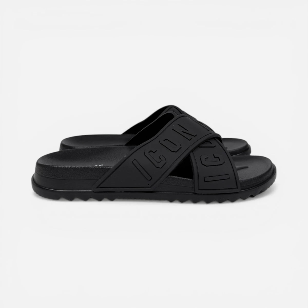 ICON ciabatte uomo Cross Logo Black IC05712TU