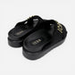 ICON ciabatte donna Platform Cross Jeans Black IC05742SD