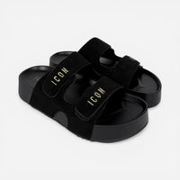ICON ciabatte donna Platform Double Stretch Black IC05771SD