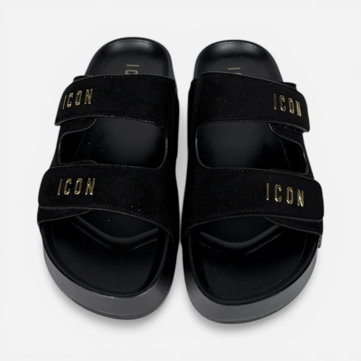 ICON ciabatte donna Platform Double Stretch Black IC05771SD