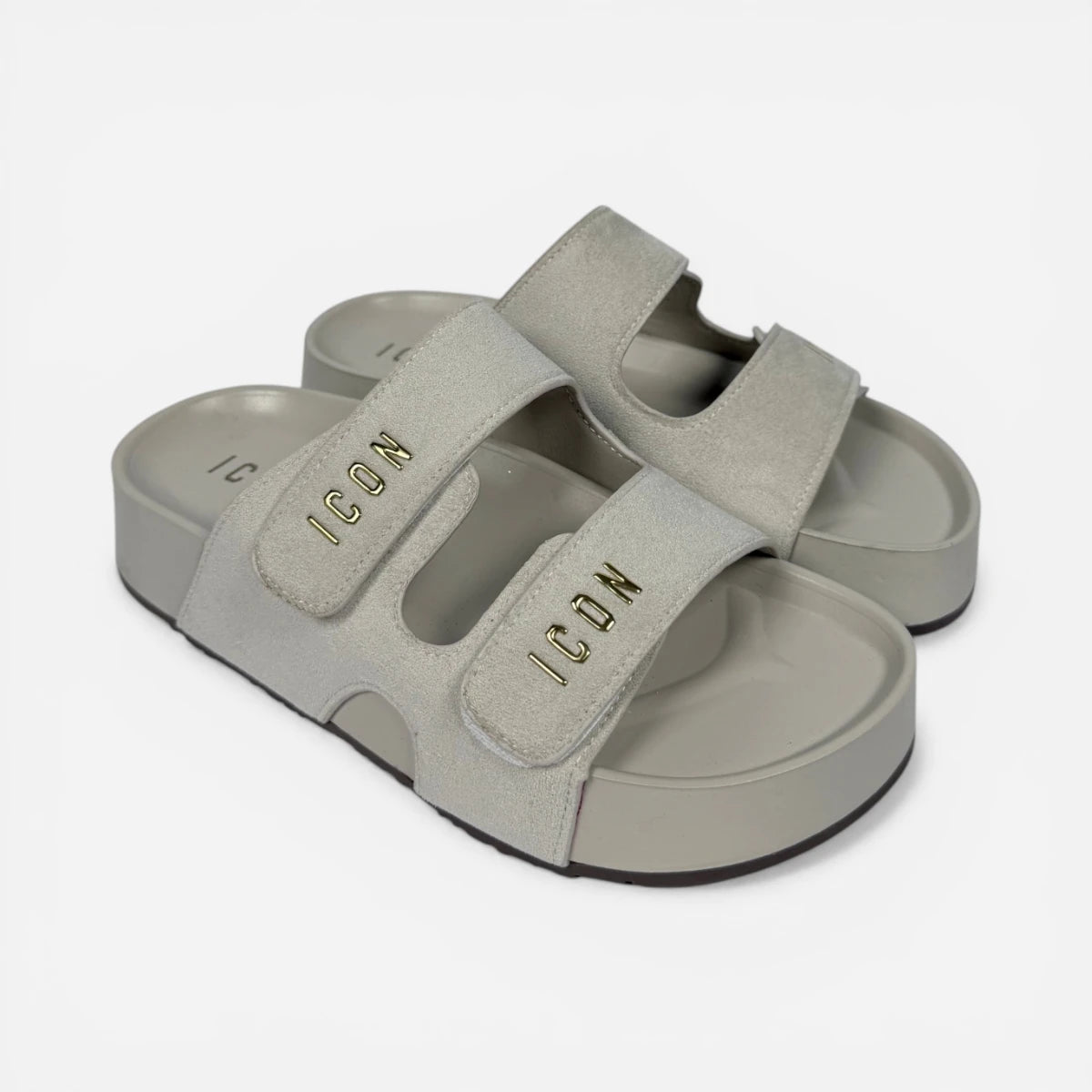 ICON ciabatte donna Platform Double Stretch Stone IC05771SD