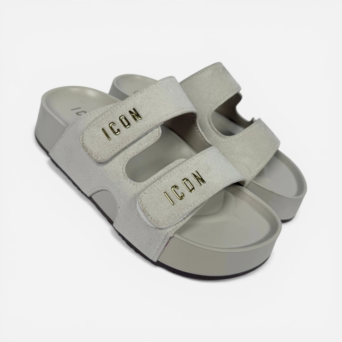 ICON ciabatte donna Platform Double Stretch Stone IC05771SD