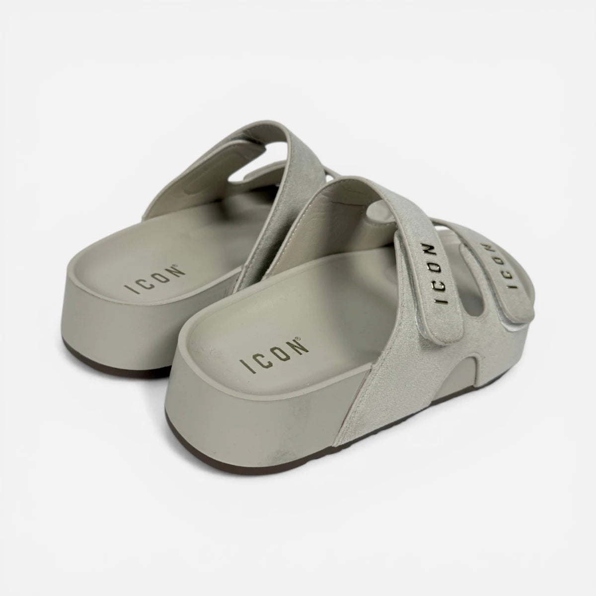 ICON ciabatte donna Platform Double Stretch Stone IC05771SD