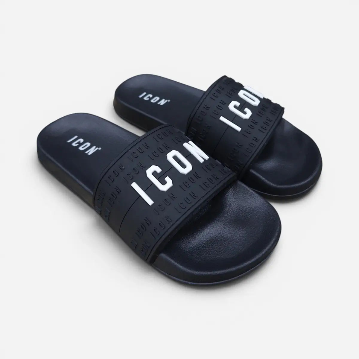 ICON ciabatte uomo Logo 3D Logo Black IC05773TU