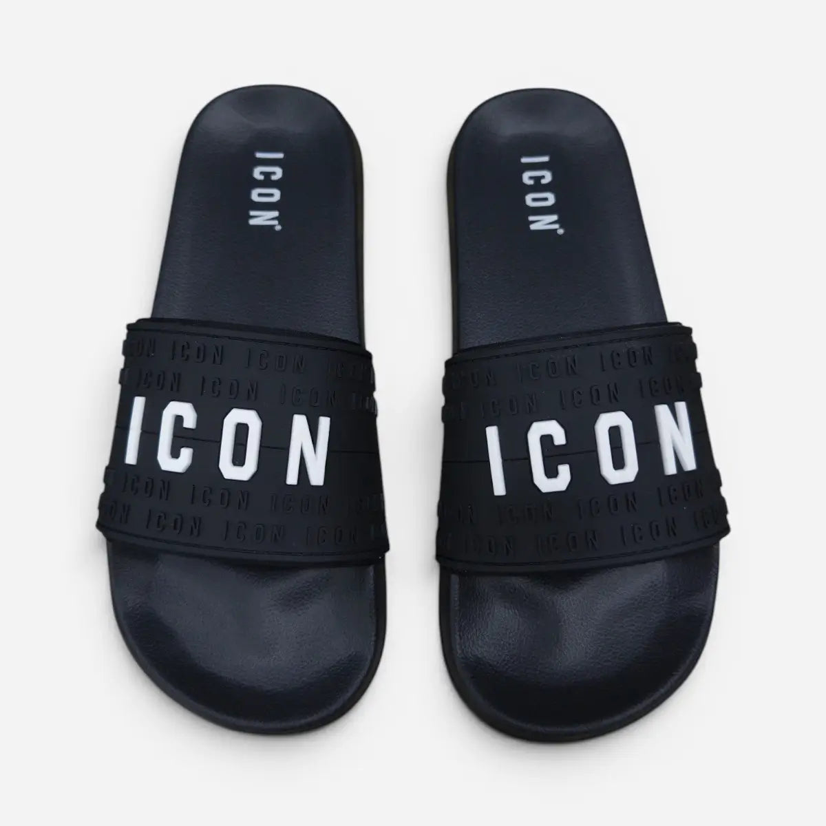 ICON ciabatte uomo Logo 3D Logo Black IC05773TU
