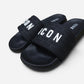 ICON ciabatte uomo Logo 3D Logo Black IC05773TU