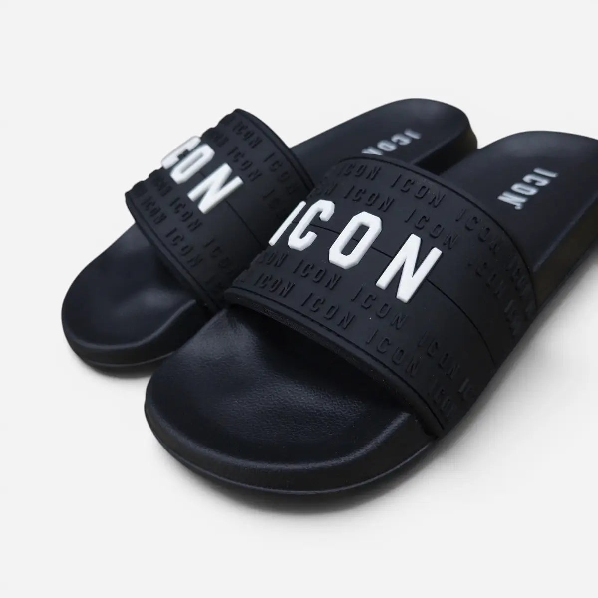 ICON ciabatte uomo Logo 3D Logo Black IC05773TU