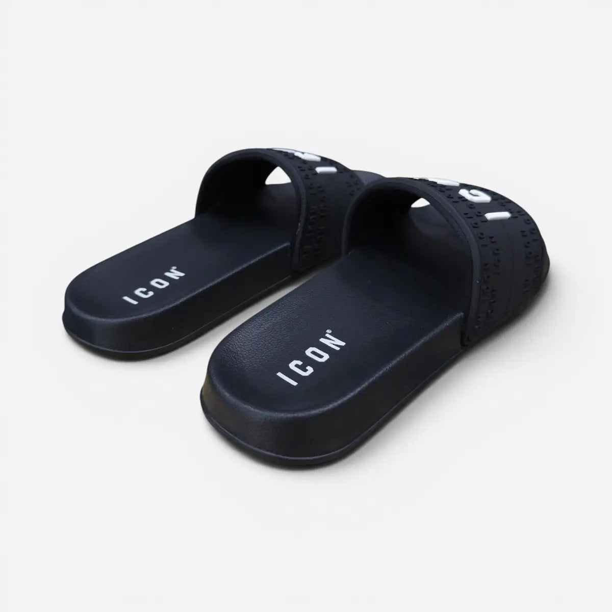 ICON ciabatte uomo Logo 3D Logo Black IC05773TU