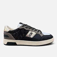 ICON sneakers low donna Glitter IC05854SD Black