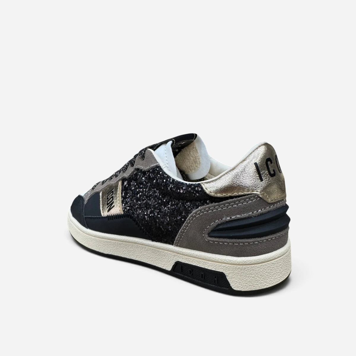 ICON sneakers low donna Glitter IC05854SD Black