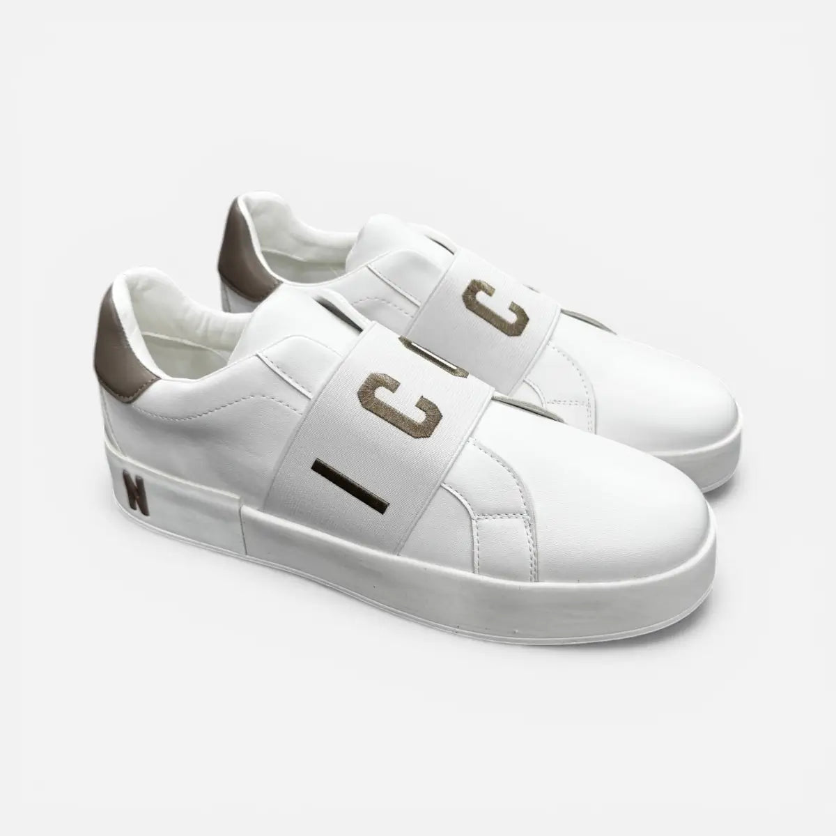 ICON sneakers Slip-On IC04743SU Bianco Tortora