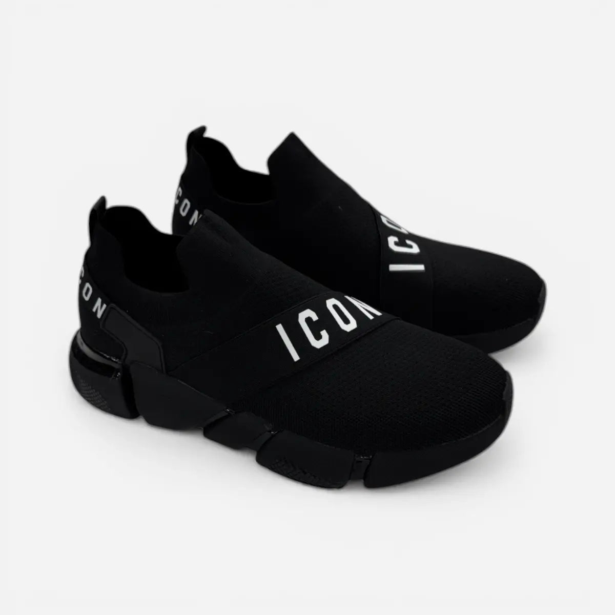 ICON sneakers Slip On Socks Black IC05638SU
