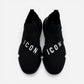 ICON sneakers Slip On Socks Black IC05638SU