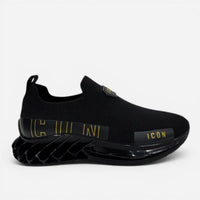 ICON sneakers Slip On Socks Futuristic Black/Gold IC05516SU