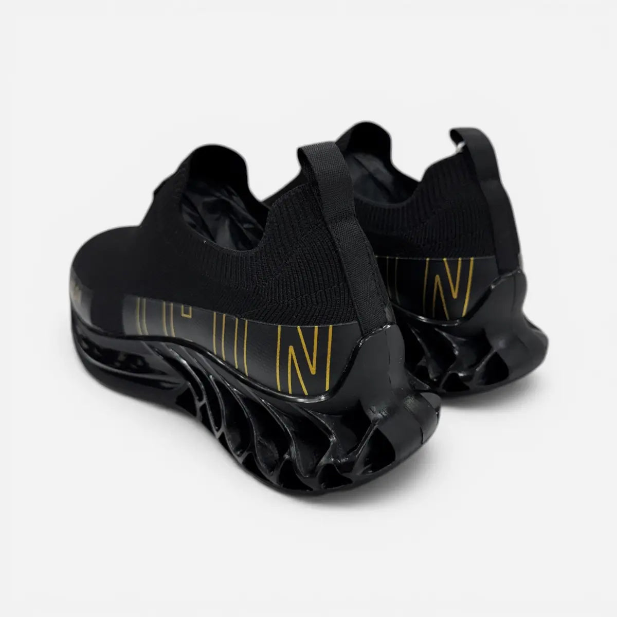ICON sneakers Slip On Socks Futuristic Black/Gold IC05516SU