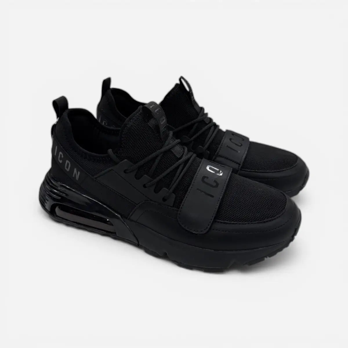 ICON sneakers low Stretch total black IC05517SU