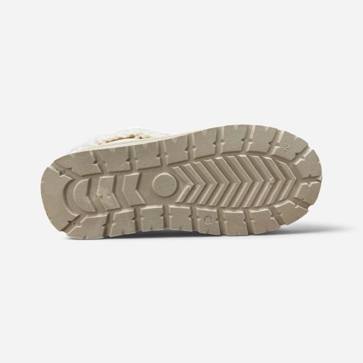 ICON Stivale Mid Pelliccia Risvolto Beige IC06521SD