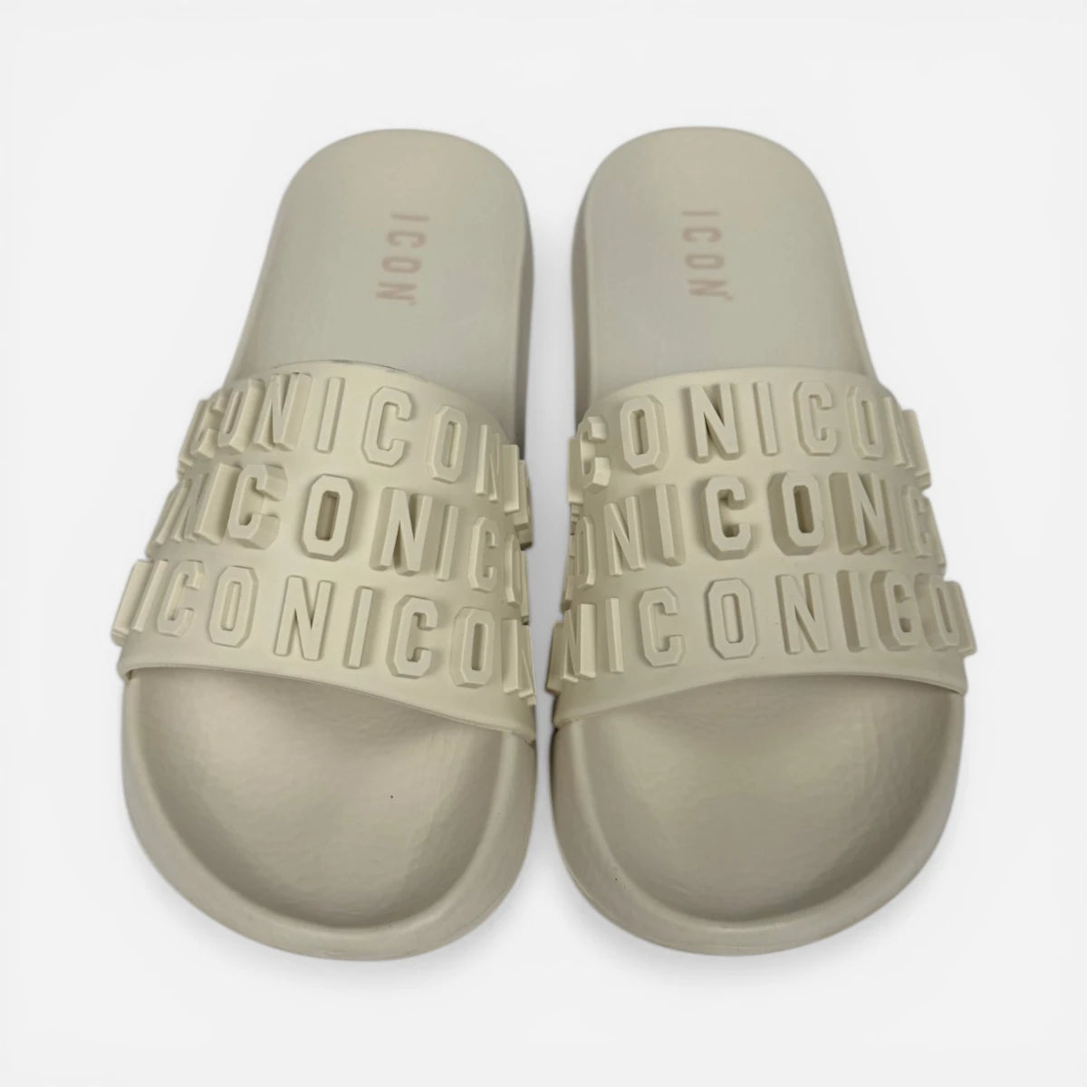 ICON ciabatte uomo 3D Logo Beige IC05887U