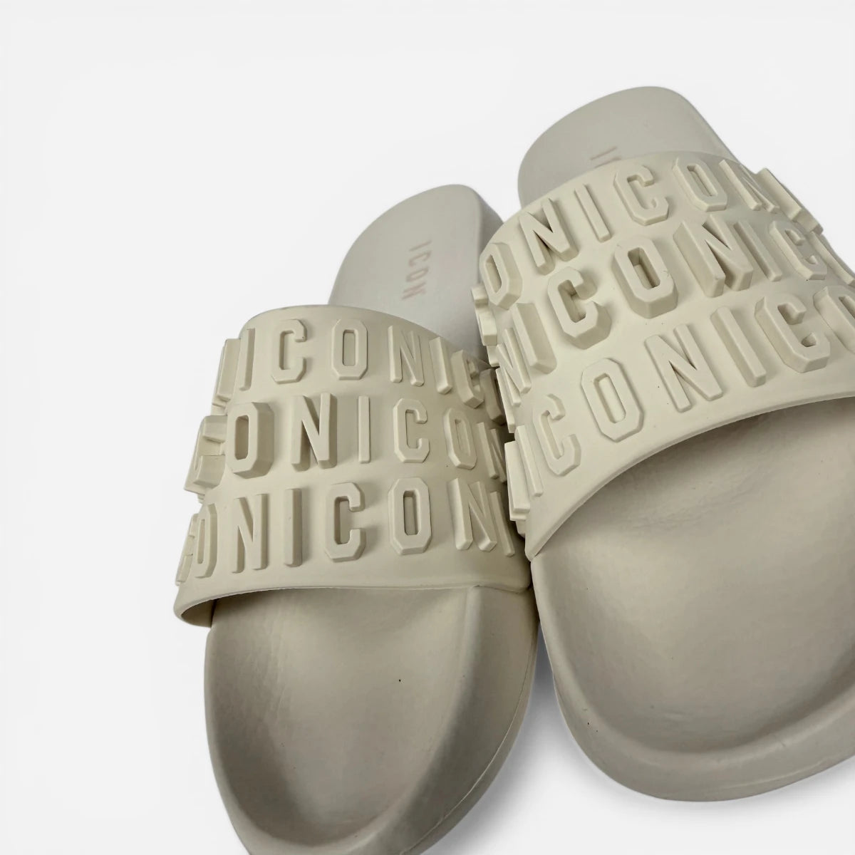 ICON ciabatte uomo 3D Logo Beige IC05887U