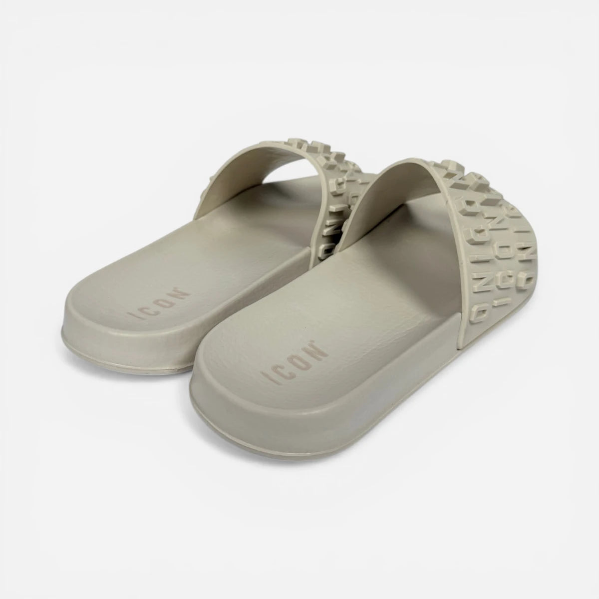 ICON ciabatte uomo 3D Logo Beige IC05887U
