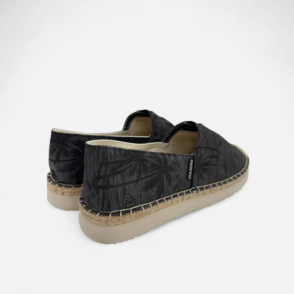 ITAZERO Espadrillas Palma PLAT nero
