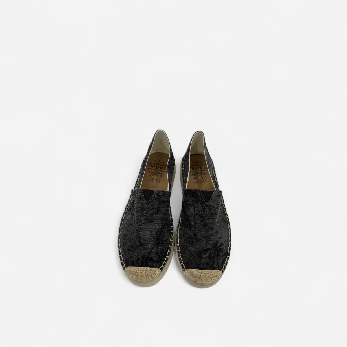 ITAZERO Espadrillas Palma PLAT nero