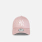 New Era Cappellino 9FORTY Regolabile New York Yankees MLB Colour Essentials Rosa