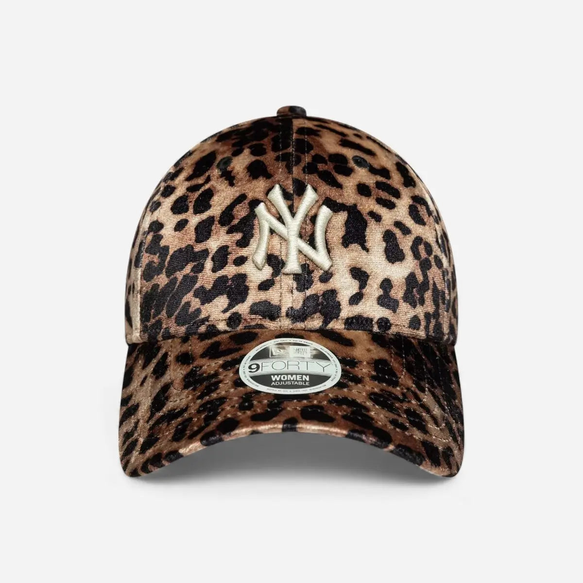 New Era Cappellino Donna 9FORTY Regolabile Leopard Velluto