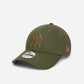 New Era Cappellino 9FORTY Regolabile New York Yankees Metallic Outline green
