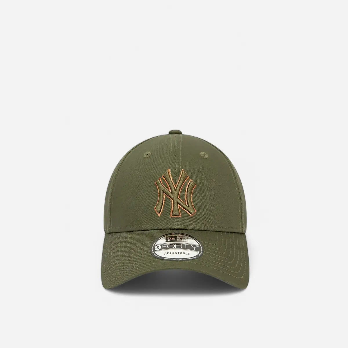 New Era Cappellino 9FORTY Regolabile New York Yankees Metallic Outline green