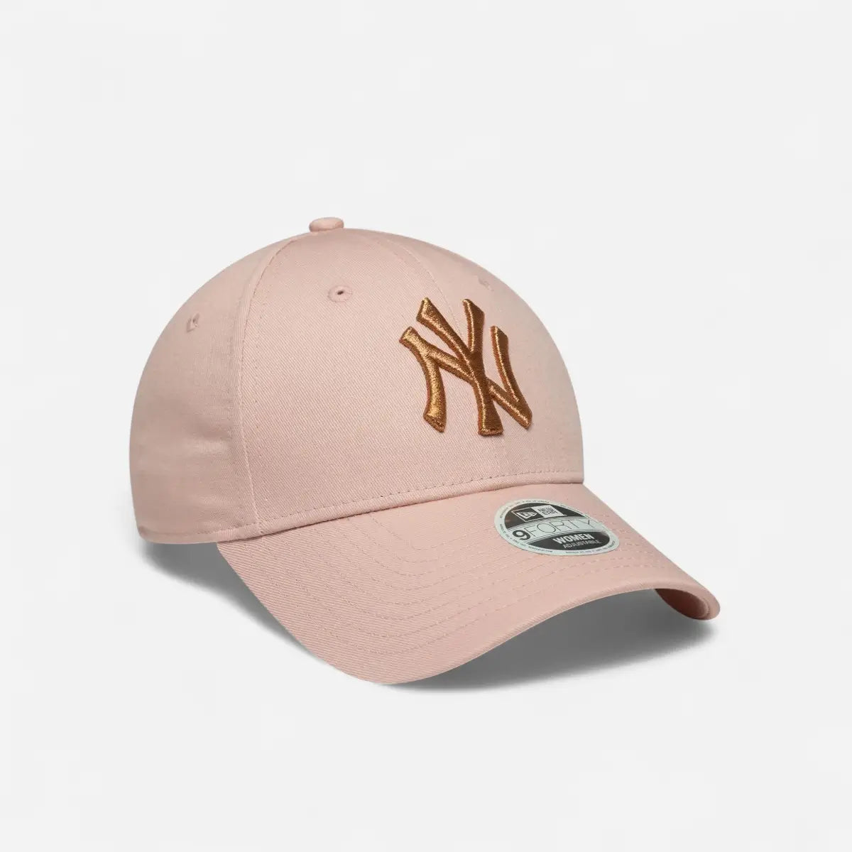 New Era Cappellino Donna 9FORTY Rgolabile New York Yankees Metallic Logo Rose