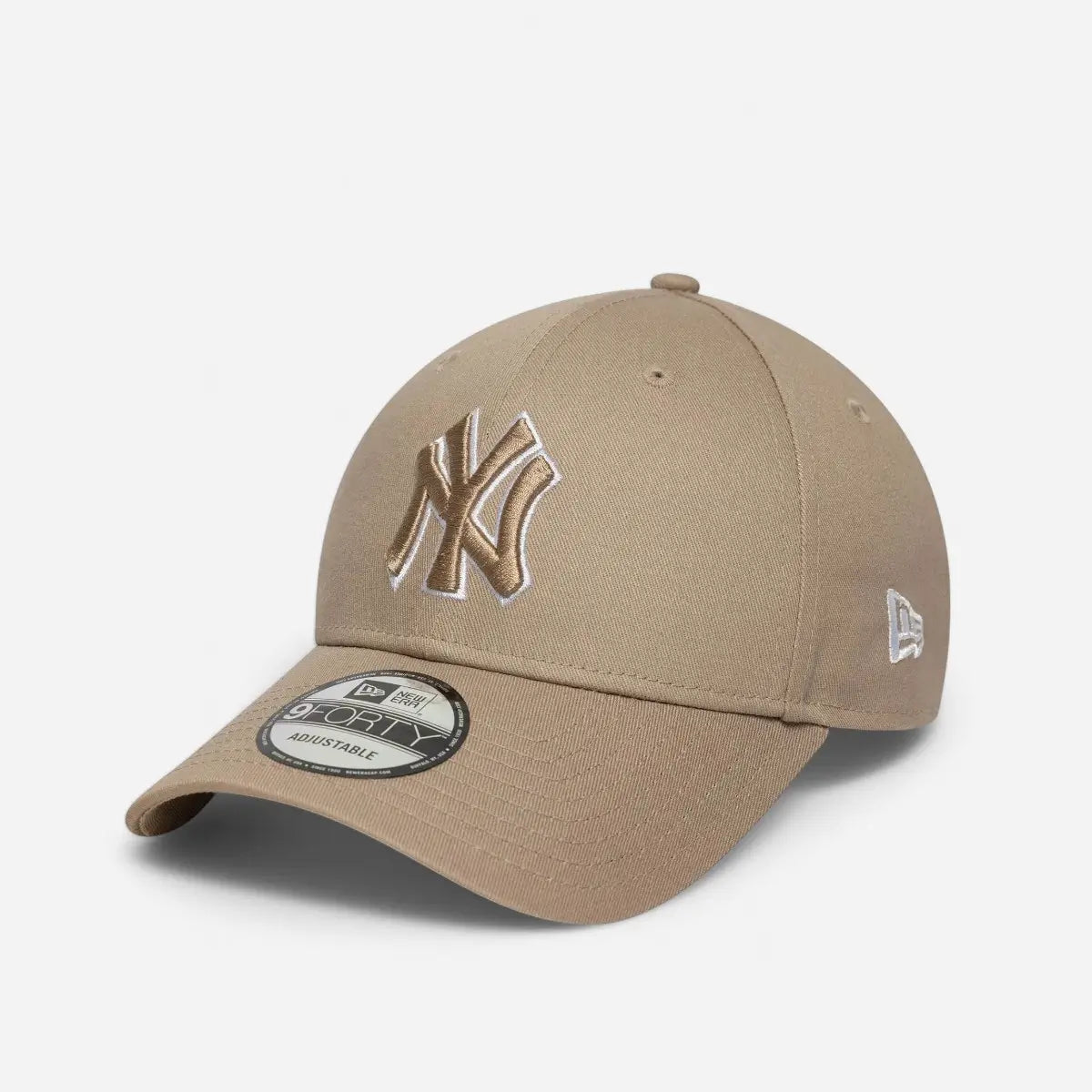 New Era Cappellino 9FORTY Regolabile New York Yankees Pop Outline Dark Beige