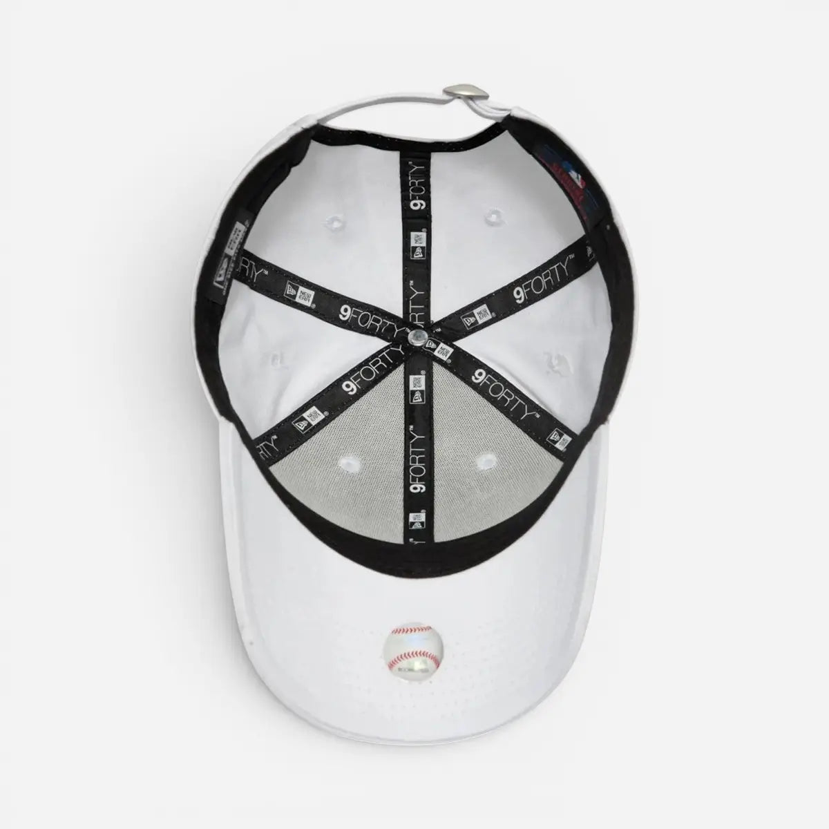 New Era Cappellino donna 9FORTY Regolabile New York Yankees Total White