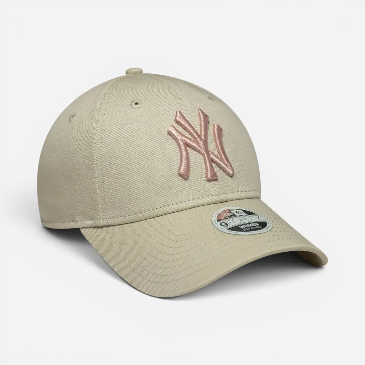 New Era Cappellino donna 9FORTY Regolabile New York Yankees Beige Pink