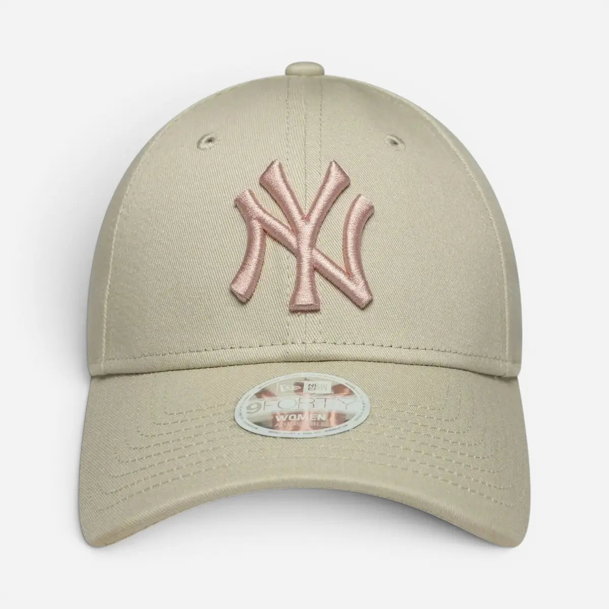 New Era Cappellino donna 9FORTY Regolabile New York Yankees Beige Pink